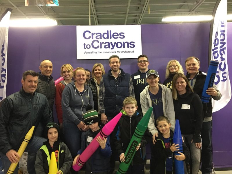 JKJ Spends MLK Day Volunteering at Cradles to Crayons for Passion with